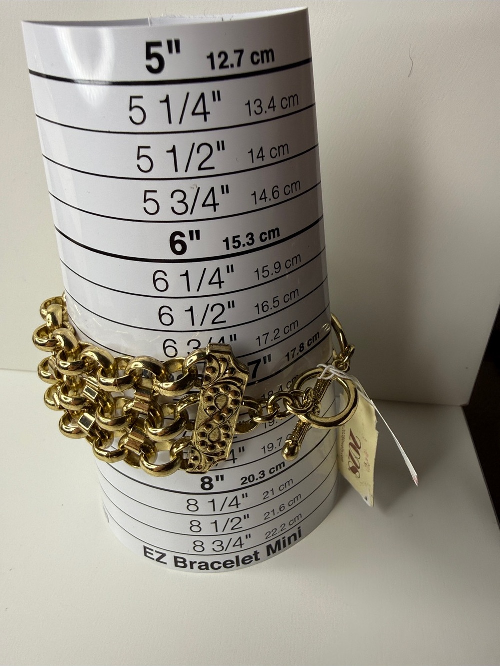 NWT 2028 offshoot of 1928 Classic Polished Gold Multi-Row Link Bracelet figure 8 - Picture 9 of 17
